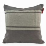 Grey Color Cotton Cushion with Filler for Bedroom, Couch, and Car - CS 119 (45x45cm)