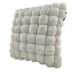 White Polyester Cushion Cover for Hallway and Playroom - CS 111 (40x40cm)