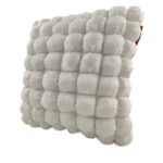 White Polyester Cushion Cover for Hallway and Playroom - CS 111 (40x40cm)