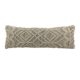 Natural and Black Handmade Cotton and Wool Woven Cushion for Home Decor - CS 051 (30x90cm)
