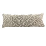 Natural & Black Color Home Decor Handmade Cushion - CS 048 (30x90cm)