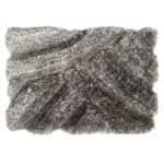 Grey Shaggy Doormat for Indoor Entrance - MP3D 05 (50x80cm)