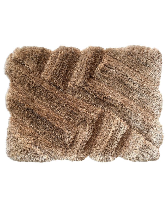 ⁦Beige Indoor and Outdoor Fluffy Doormat - MP3D 09 (50x80cm)⁩ - الصورة ⁦1⁩