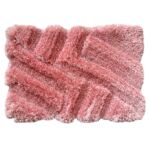 Playroom Absorbent Pink Color Doormat - MP3D 12 (50x80cm)
