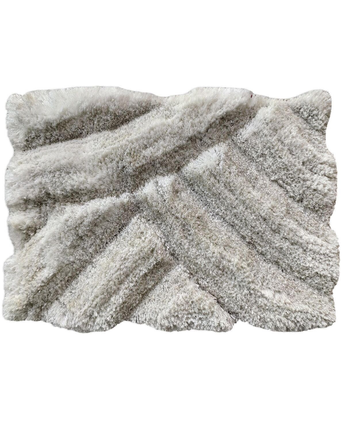 IMG_20220215_111315-1.jpg White Polyester, Micron & Cotton Doormat for Entryway, Bedroom, Kitchen - MP3D 01 (50x80cm) - الصورة 1