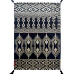 Black & Gold Cotton Printed Rug - SP 006 (60x90cm)