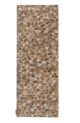 Amazing Tan Color Guest Room Decor Leather & Wool Rug - LR 006 (60x180cm)