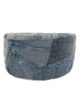 Blue Cotton Denim Pouf for Kids Room - PF 038 (50x50x30cm) - الصورة 2