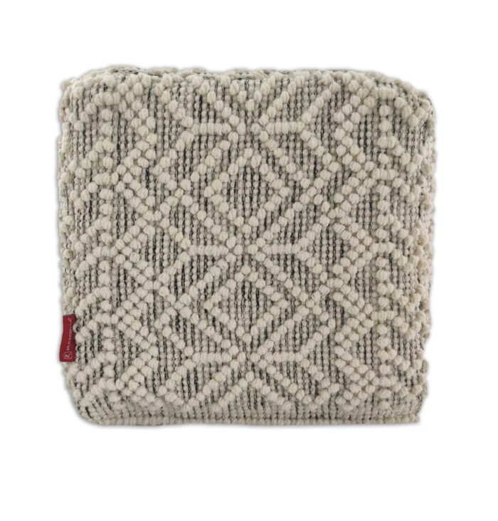 Modern Kids Room Natural Pouf - PF 017 (40x40x40cm) - Image 4