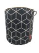 Black & White Modern Pouf - PF 028 (40x40x40cm)