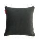 Black and Silver Velvet Cushion Cover for Floor Cushion and Bedroom - CS 128 (45x45cm) - Image 3