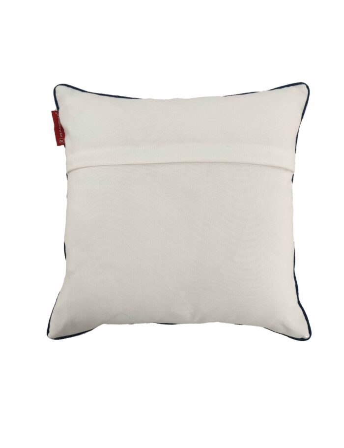 Blue and White Polyester Cushion Cover for Playroom and Living Room - CS 113 (45x45cm) - Image 4