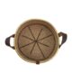 Natural Jute Basket with Leather Handle for Fruit and Vegetable Storage - BS 011 (28x7cm) - الصورة 4