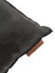 Black Color Leather Cushion with Filler for Couch - CS 091 (30x50cm) - الصورة 3