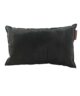 Black Color Leather Cushion with Filler for Couch - CS 091 (30x50cm)