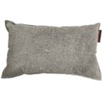 Grey Color Leather Cushion with Filler - CS 091 (30x50cm)