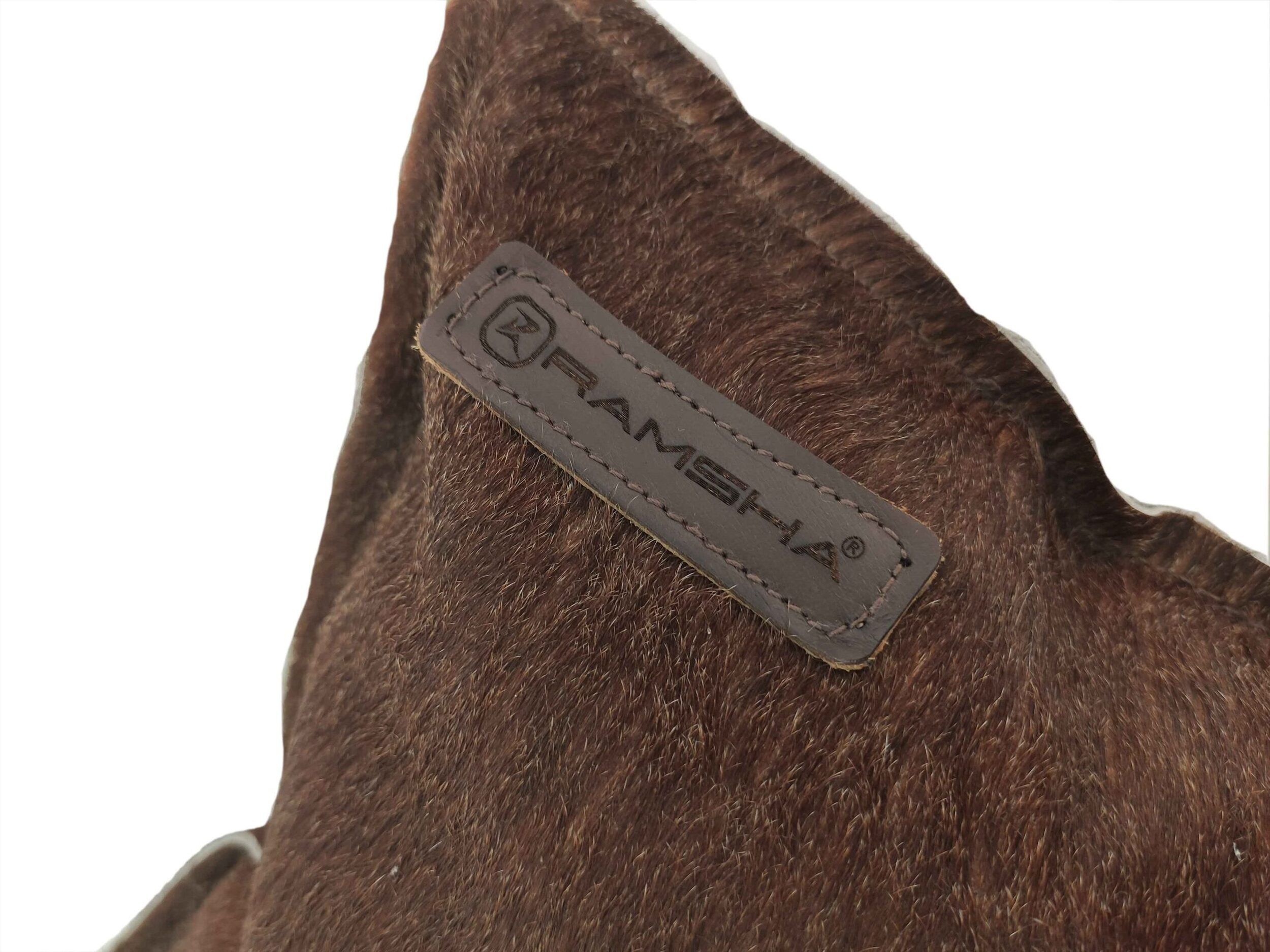 IMG_20220317_153037-scaled-1-2500x1875-1.jpg Dark Tan Color Leather Cushion with Filler for Couch - CS 091 (30x50cm) - الصورة 4