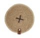Natural and Silver Color Modern Jute Placemat - PM 012