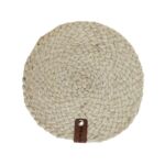 Bleach Color Round Kitchen Placemat, Coffee Placemat - PM 002