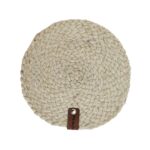 Bleach Color Round Kitchen Placemat, Coffee Placemat - PM 002