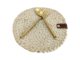 Bleach Color Round Kitchen Placemat, Coffee Placemat - PM 002 - الصورة 2