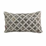 Home Decorative White Leather Cushion - CS 104 (30x50cm)