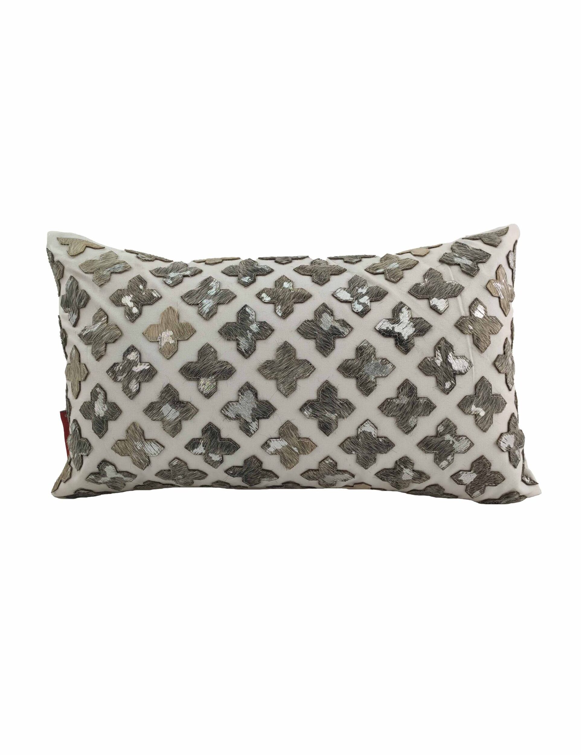 IMG_20220322_124418-scaled-1.jpg Home Decorative White Leather Cushion - CS 104 (30x50cm) - الصورة 1