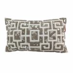 Home Decor Soft White Leather Cushion - CS 106 (30x50cm)