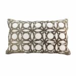 Decorative Home White Leather Cushion - CS 100 (30x50cm)