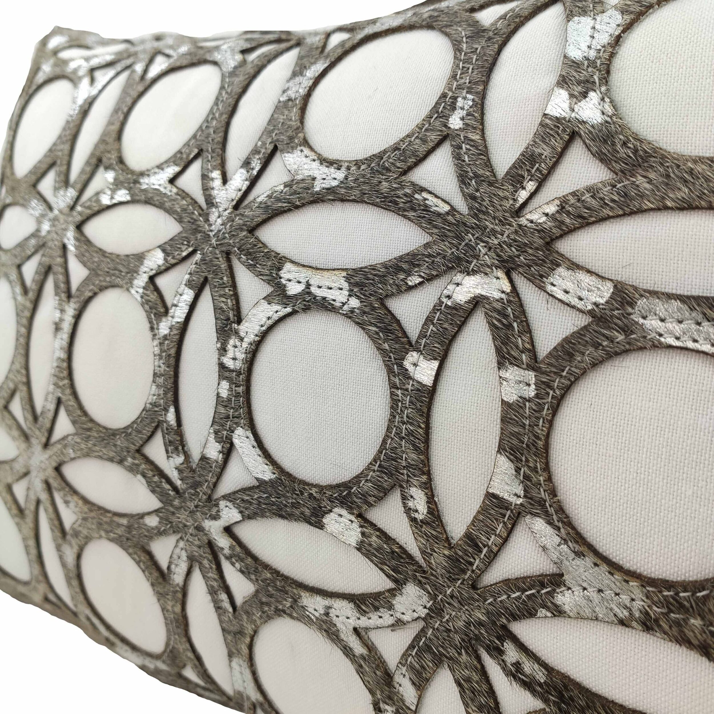 IMG_20220322_154643-scaled-1.jpg Decorative Home White Leather Cushion - CS 100 (30x50cm) - الصورة 3