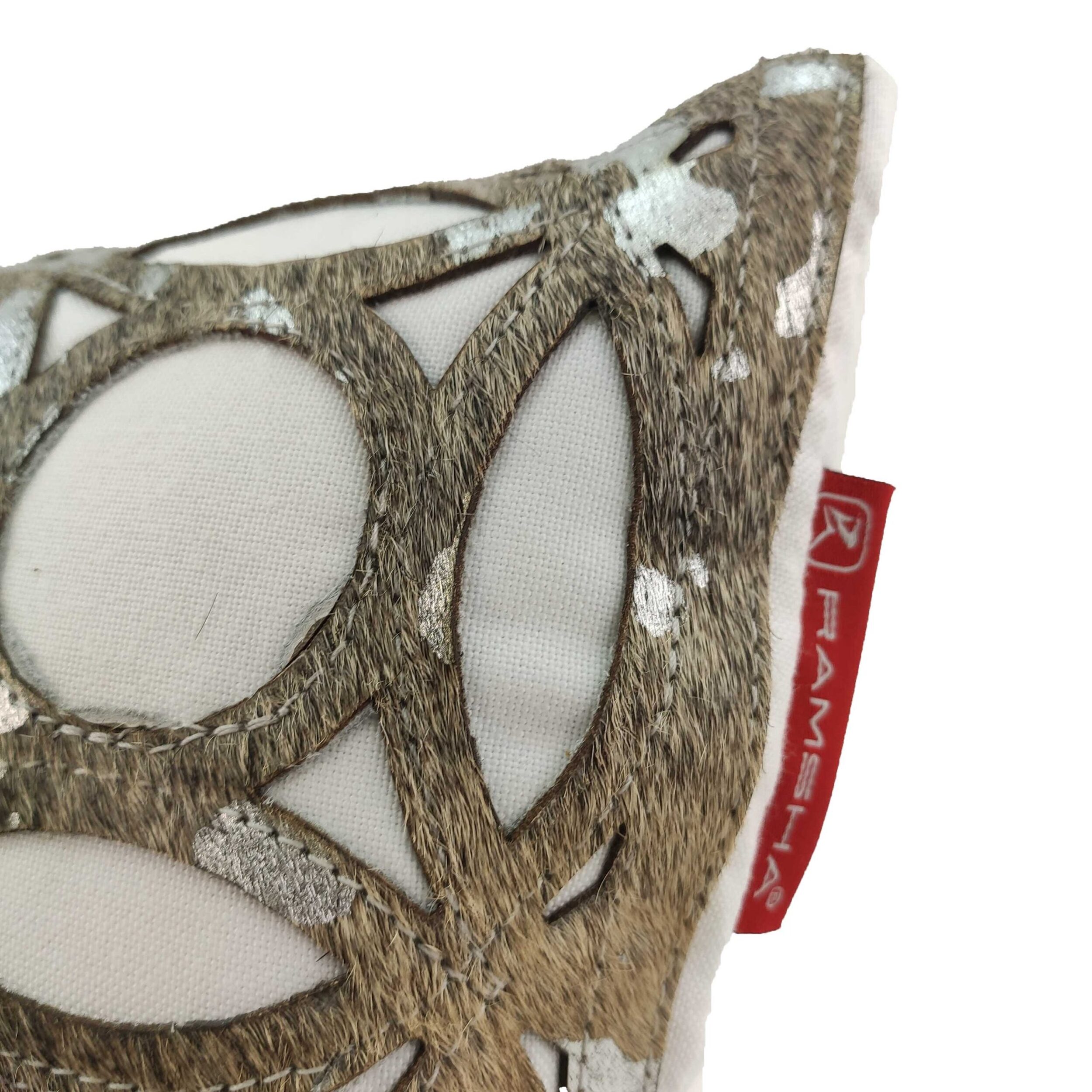 IMG_20220322_154645-scaled-1.jpg Decorative Home White Leather Cushion - CS 100 (30x50cm) - الصورة 4