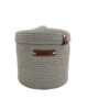 Handmade Grey Basket - BS 003 (22x22cm)