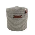 Handmade Grey Basket - BS 003 (22x22cm)