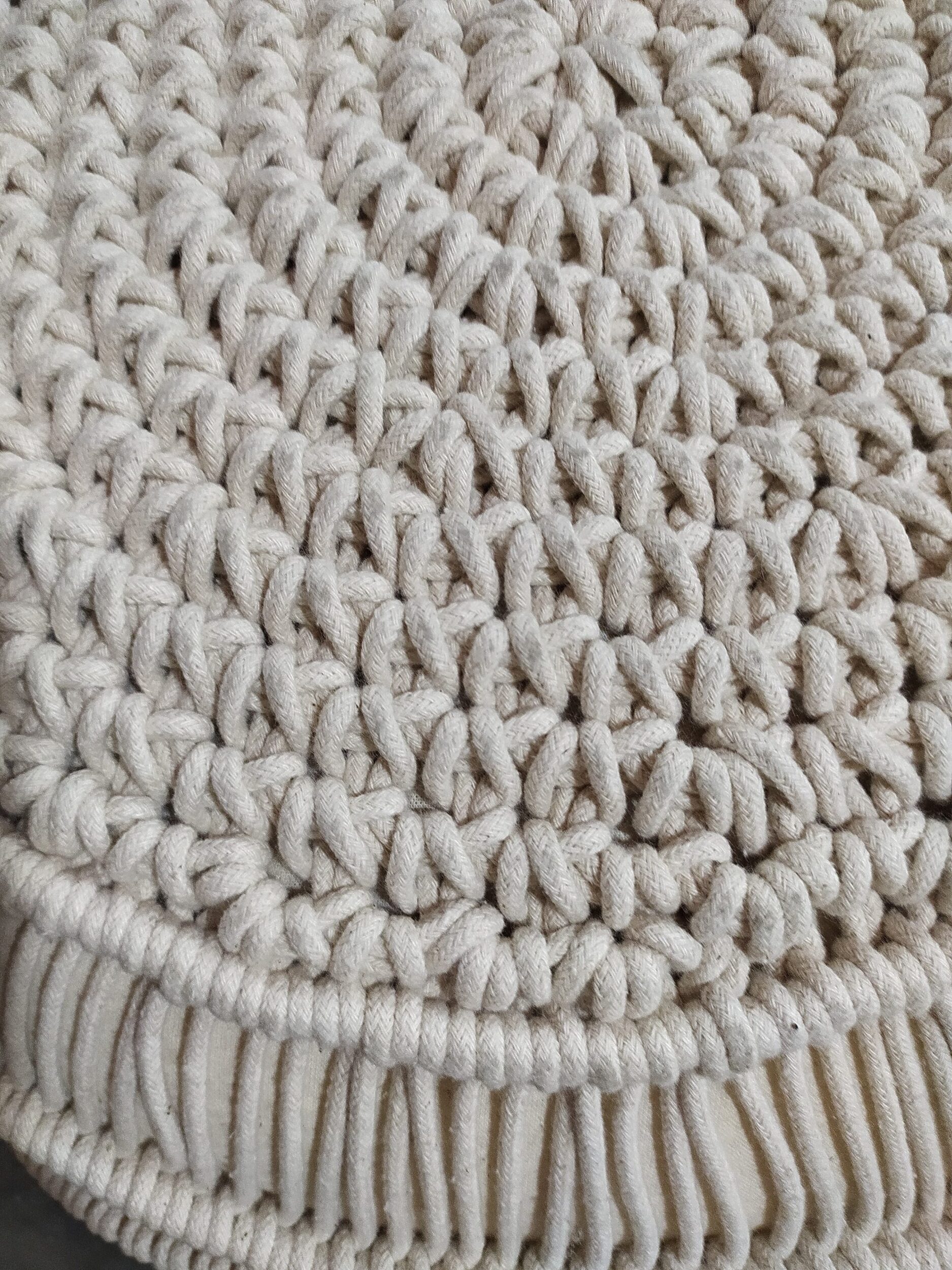 IMG_20220516_151011-scaled-1.jpg Cream Color Decorative Area Pouf for Playroom- PF 064 (40x40x40cm) - الصورة 3