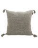Grey Cotton Cushion with Filler for Window Seat, Bed, and Floor - CS 157 (60x60cm)