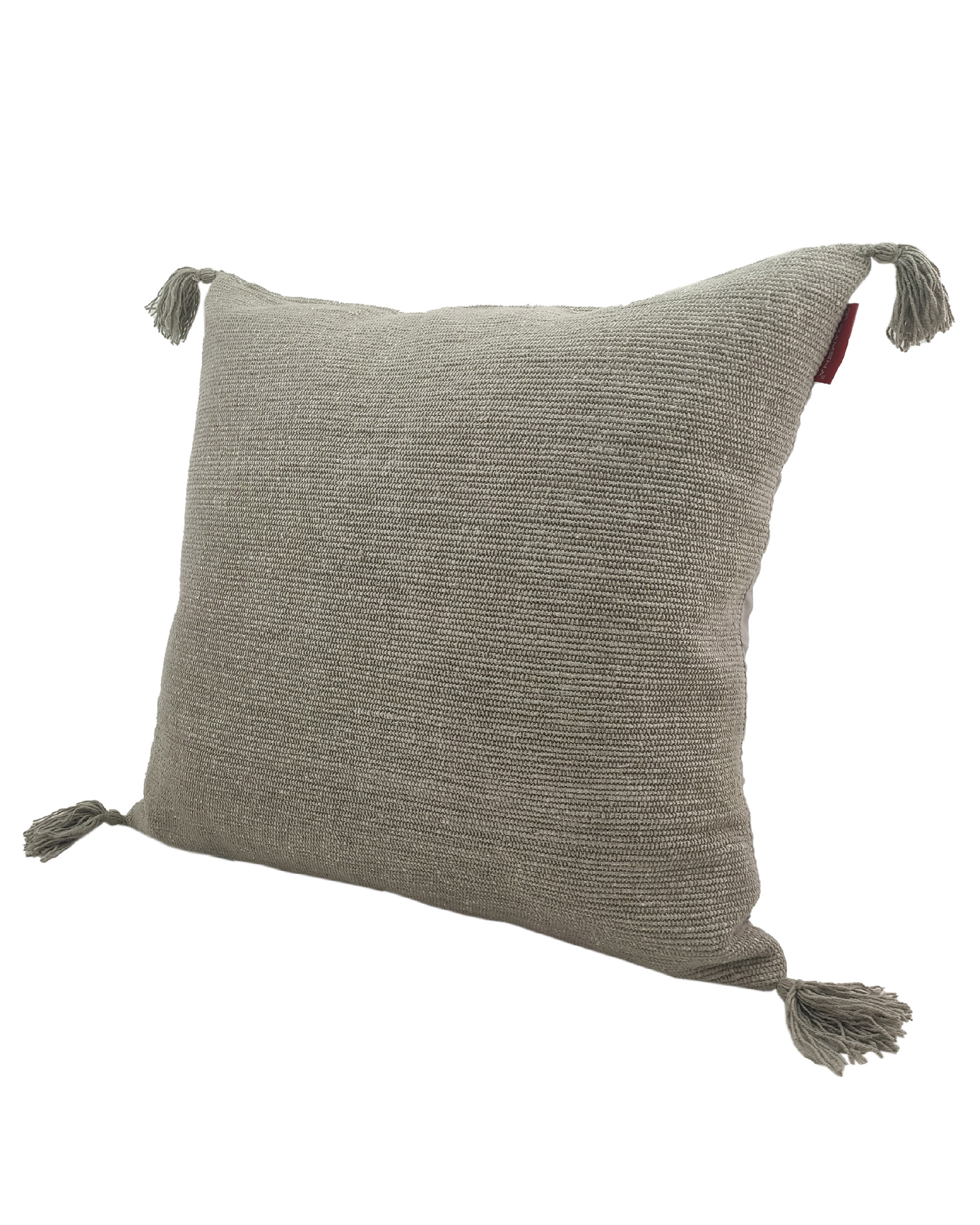 IMG_20220702_151440-1.jpg Grey Cotton Cushion with Filler for Window Seat, Bed, and Floor - CS 157 (60x60cm) - الصورة 2