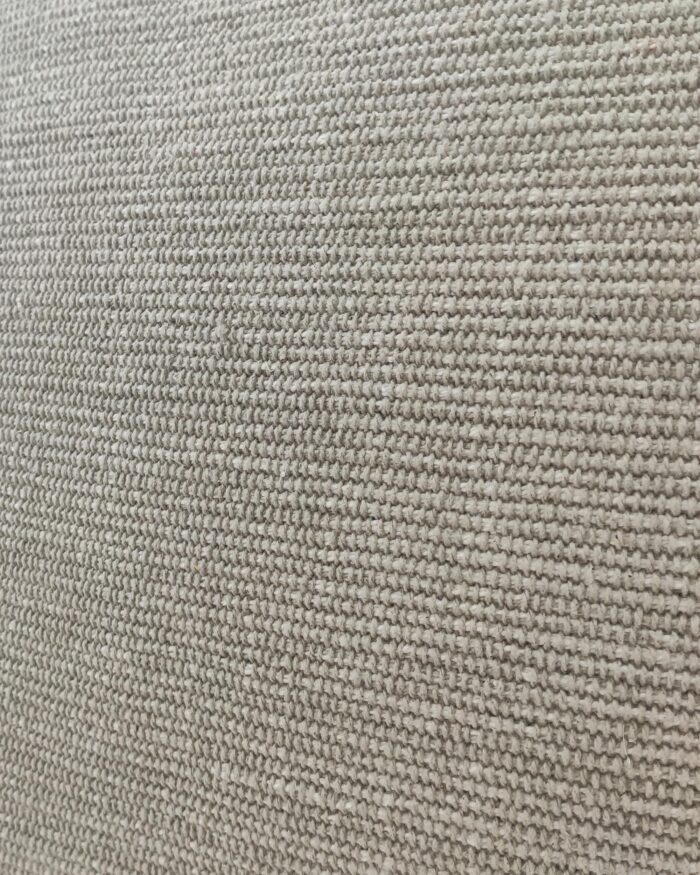 ⁦Grey Cotton Cushion with Filler for Window Seat, Bed, and Floor - CS 157 (60x60cm)⁩ - الصورة ⁦3⁩