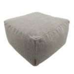 Grey Color Hallway Decor Cotton Pouf - PF 069 (50x50x30cm)