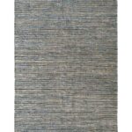 Multi Color Jute & Leather Woven Rug - WR 015 (200x300cm)