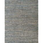 Multi Color Jute & Leather Woven Rug - WR 015 (200x300cm)