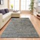Multi Color Jute & Leather Woven Rug - WR 015 (170x240cm) - الصورة 5