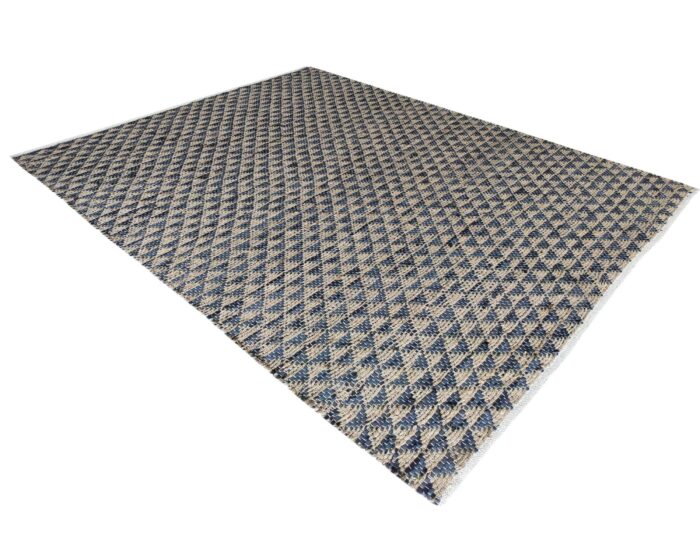 Multi Color Jute & Leather Woven Rug - WR 019 (170x240cm) - Image 2