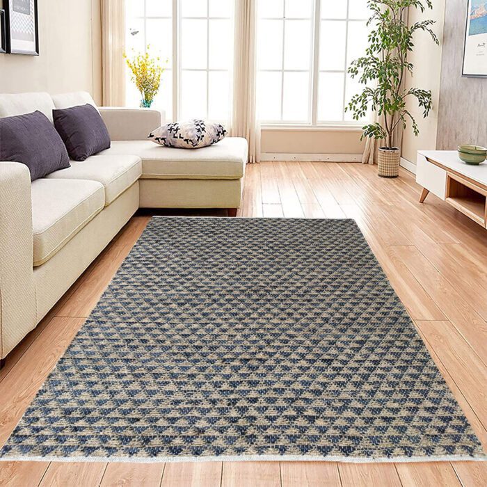 Multi Color Jute & Leather Woven Rug - WR 019 (170x240cm) - Image 5