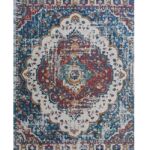 170x240cm DD 021 guest room home decor digital printed rug, welcoming comfort for overnight guests by Ramsha Home.