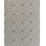 Grey & White Bedroom Printed Rug - SP 013 (140x200cm)