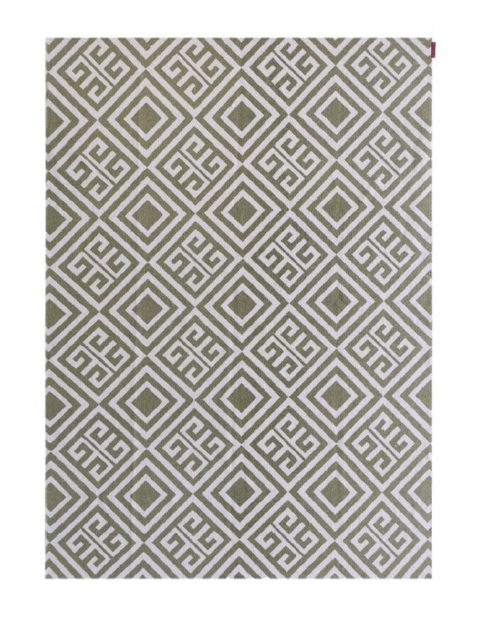 Grey & White Bedroom Printed Rug - SP 013 (140x200cm) - Image 1