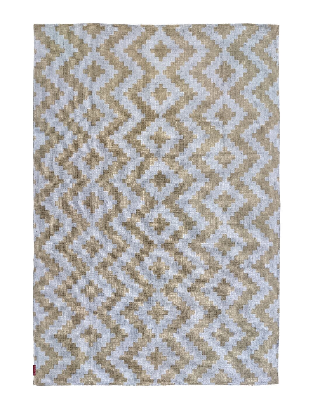 IMG_20220714_110805-1120x1400-1.jpg Beige & White Color Modern Floor Printed Rug - SP 016 (140x200cm) - الصورة 1