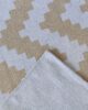 Beige & White Color Modern Floor Printed Rug - SP 016 (140x200cm) - الصورة 2