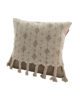 White and Beige Color Cotton Cushion with Filler for Living Room, Bed, Couch - CS 175 (45x45cm) - Image 2