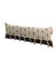 White & Black Color Cotton Cushion with Filler for Window Seat, Floor - CS 172 (30x90cm) - الصورة 2
